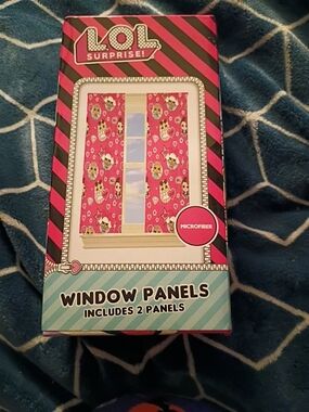 Franco Kids L.O.L. Surprise! Window Curtain Panels Drapes Set, 82 in x 63 in